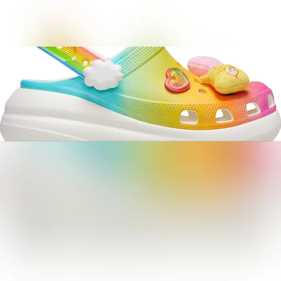 Crocs X Care Bear Crush Colorful Clogs with Fun Charms - Picture 2 of 7